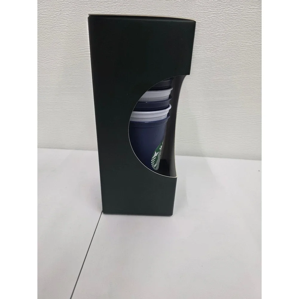 Starbucks FIU Florida International University Reusable Hot Cups 6 Pack 16oz New